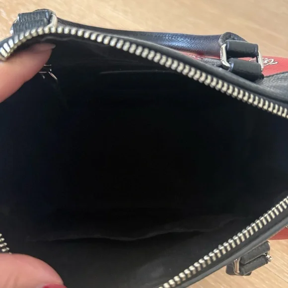 Coach Mini Bennett Satchel Black Leather Floral Boston Bag NWOT Authentic - Picture 10 of 13